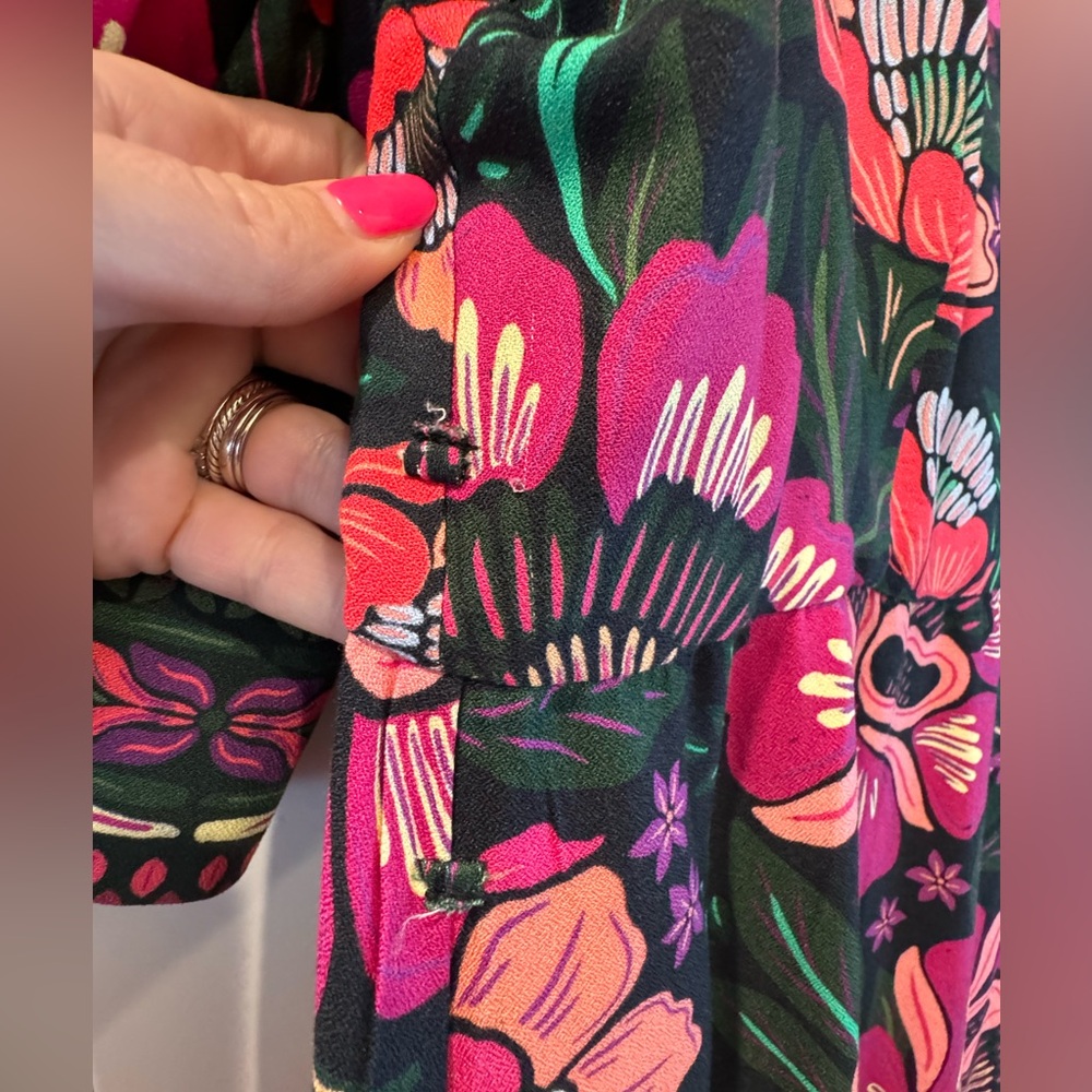 FARM Rio Floral Maxi Dress - Pink and Green - Picture 5 of 10